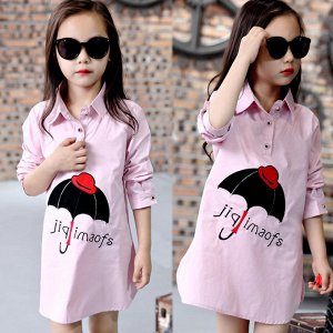 Блузка Детская блузка розового цвета с воротником стойкой и длинным рукавом. Очень красивая и нежная блузка, можно носить со школьным костюмом. Также данную блузку можно носить на праздник или в повсе