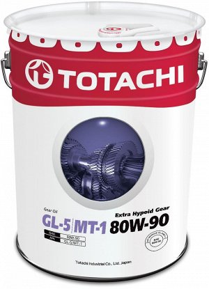 Масло трансмиссионное TOTACHI Extra Hypoid Gear GL-5 минерал. 80W90 20л