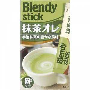 AGF Чай зеленый с молоком и сахаром растворимый, стик (10 гр )
