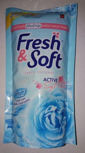 LION "Essence Fresh & Soft" Кондиционер для белья 600мл "Blue Fresh" (м.у.)