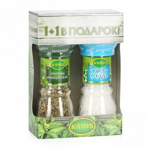 Kamis ПРОМО Приправа Французская+Морская соль (Польша) карт.кор. 145г 1/10