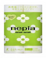 NEPIA Туалетная бумага двухслойная &quot;Nepi Nepi&quot;, без аромата 25 м, 12 рулонов