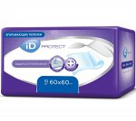 Пеленки одноразовые впитывающие iD Protect 60x60 10шт