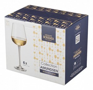 Набор бокалов для вина из 6 шт. "амундсен" 330 мл. высота=22 см.
