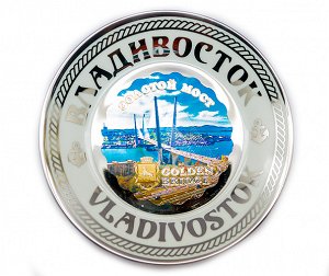 394 ТД-03 тарелка-деколь "Золотой мост" 18см