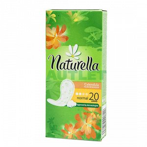 NATURELLA Женские гигиенические прокладки на каждый день Calendula Tenderness Normal (с ароматом календулы) Single 20шт