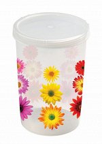 БАНКА С ЗАВИНЧИВАЮЩЕЙСЯ КРЫШКОЙ 1,5Л С ДЕКОРОМ(овощи)