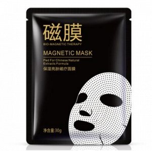 Тканевая маска с магнитами Bioaqua Bio-magnetic mask с экстрактом розы