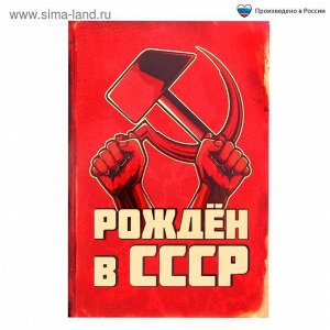 1623564 Ежедневник "Рожден в СССР", 80 листов, А5