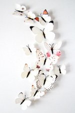 Декоративные наклейки-бабочки 3D