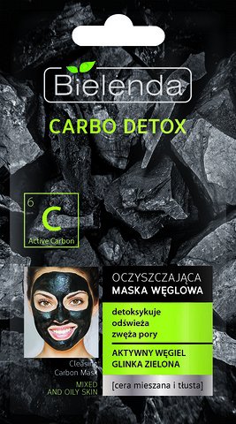 CARBO DETOX Маска очищающая с активированным углем для комбинированной кожи 8г (*18)