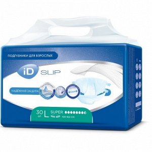 Подгузники для взрослых iD SLIP L  30 шт