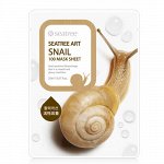 SeaNtree Увлажняющая тканевая маска с муцином улитки Snail