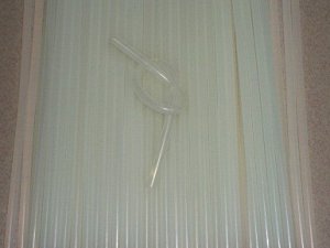 Клей прозрачный, 7 х 200 мм, 10 шт