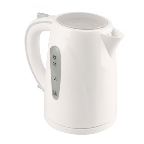 Чайник 11109-ZM Чайник ZIMBER, 1.7 л, пластиковый, дисковый, белый-серый
