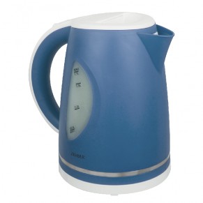 Чайник 11030-ZM Чайник ZIMBER, пластиковый, дисковый, 1.7 л, синий-белый