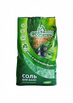 Соль для ванны релаксирующая «Ecotherapy» Хвоя и ягоды можжевельника