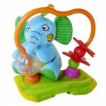 Игрушка на бампер коляски Счастливый слоненок,46,5*29*39 см