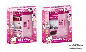 Хт8026 918-21К--Набор игровой кухня Hello Kitty, свет звук, эффекты, кор.