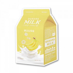 Тканевая маска для лица с экстрактом банана Banana Milk One-Pack