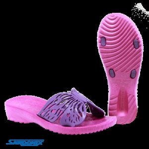 Элегантные пляжные женские туфли "Бабочка" это комфортная и удобная обувь для жарких летних дней. Выполнены в комбинации двух м