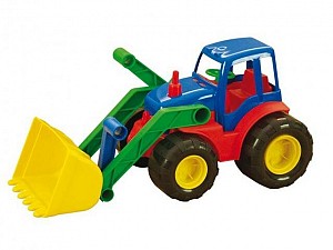 Зебра Тойз Трактор с ковшом ACTIVE арт 15-5224 Размер игрушки: 20 х 27 см.