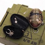 Ключница в виде зеленой гранаты