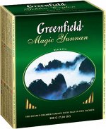 Чай Гринфилд Magic Yunnan термосаше 2г 1/100/9, шт