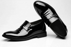 Туфли Элегантные классические лаковые туфли, декорированные металлической детальюВысота каблука3 см, скрытый каблук 3 см; Соответствие размеров: 32=21см, 33=21,5см, 34=22см, 35=22,5см, 36=23см, 37=23,