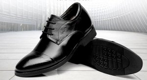 Туфли Элегантные классические кожаные туфли на шнуркахВысота каблука3 см, скрытый каблук 3 см; Соответствие размеров: 32=21см, 33=21,5см, 34=22см, 35=22,5см, 36=23см, 37=23,5см, 38=24см, 39=24,5см , 4