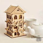 Резная шкатулка для чая &quot;Китайский Домик&quot;