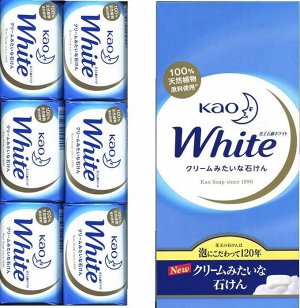 KAO «White» Увлажняющее крем-мыло для тела, с ароматом белых цветов