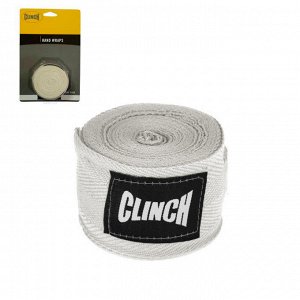 Бинт боксерский CLINCH EXTRAFLEX C287-180-W 4.55 м белые