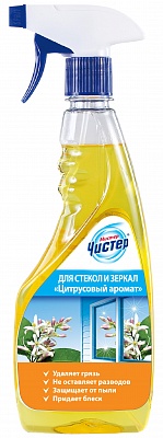 МИСТЕР ЧИСТЕР д/мытья стекол/зеркал с Цитрусовым ароматом 500мл (тригер) /16/ 09085