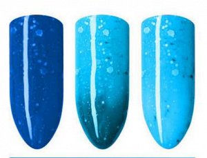 гель лак Термо-лак – покрытие для ногтей, которое меняет свой цвет в зависимости от температуры окружающей среды.В составе данного продукта присутствуют специальные термочувствительные ингредиенты. До