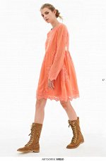 Платье CORTO M/L IN TESSUTO CON SOTTOVESTE