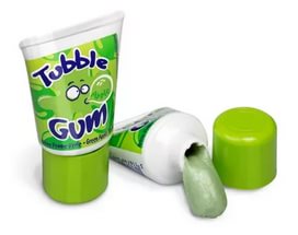 Жвачка Рады представить вам новинку в области сладких лакомств Жидкая жвачка Tubble Gum Green Apple Lutti со вкусом зеленого яблока в тюбике. Такого вы еще не видели! Необычная упаковка, позволяющая с