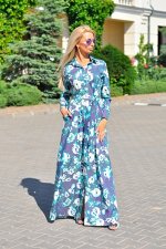Платье-рубашка с поясом