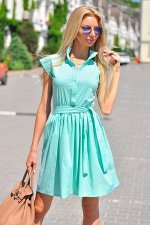 Платье с поясом