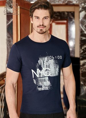 Мужская майка кор.рукав (S,M,L,XL) Berrak Berrak 4043