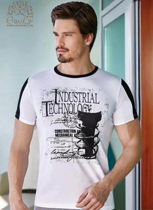 Мужская майка кор.рукав (S,M,L,XL) Berrak Berrak 4031 Beyaz