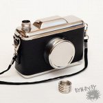 Фляга &quot;Фотоаппарат&quot; (черная)