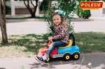 Каталка-автомобиль &quot;Буран&quot; №2 (красно-голубая)