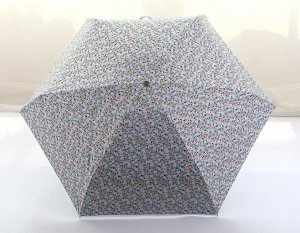 Зонт складной в сумке-чехле "Мелкие цветочки"