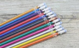 Сменные стержни для ручки цветные 12 шт