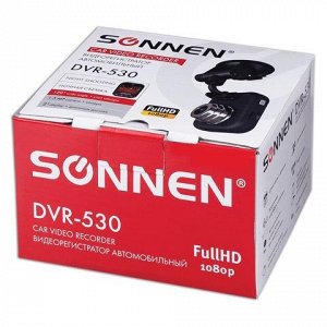 Видеорегистратор автомоб. SONNEN DVR-530, FullHD, 120°, экра