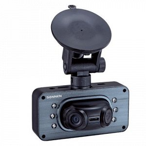 Видеорегистратор автомоб. SONNEN DVR-600, FullHD, 2 камеры,