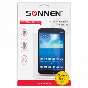 Защитная пленка для Samsung Galaxy Tab 3 8" SONNEN, прозрачн