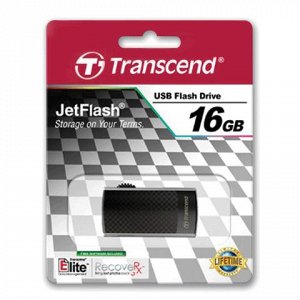 Флэш-диск 16GB TRANSCEND JetFlash 560 USB 2.0, черный, TS16G