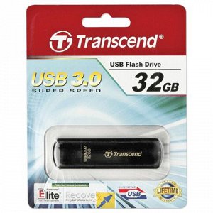 Флэш-диск 32GB TRANSCEND Jet Flash 700 USB 3.0, черный, TS32